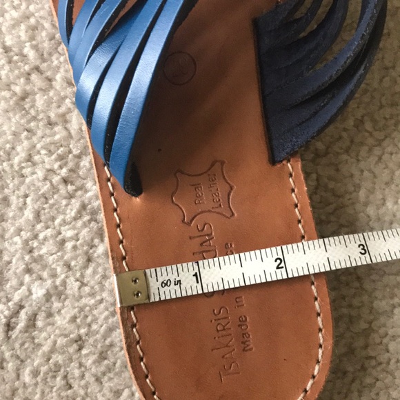 TSAKIRIS Leather SANDALS made in Greece - Picture 4 of 7
